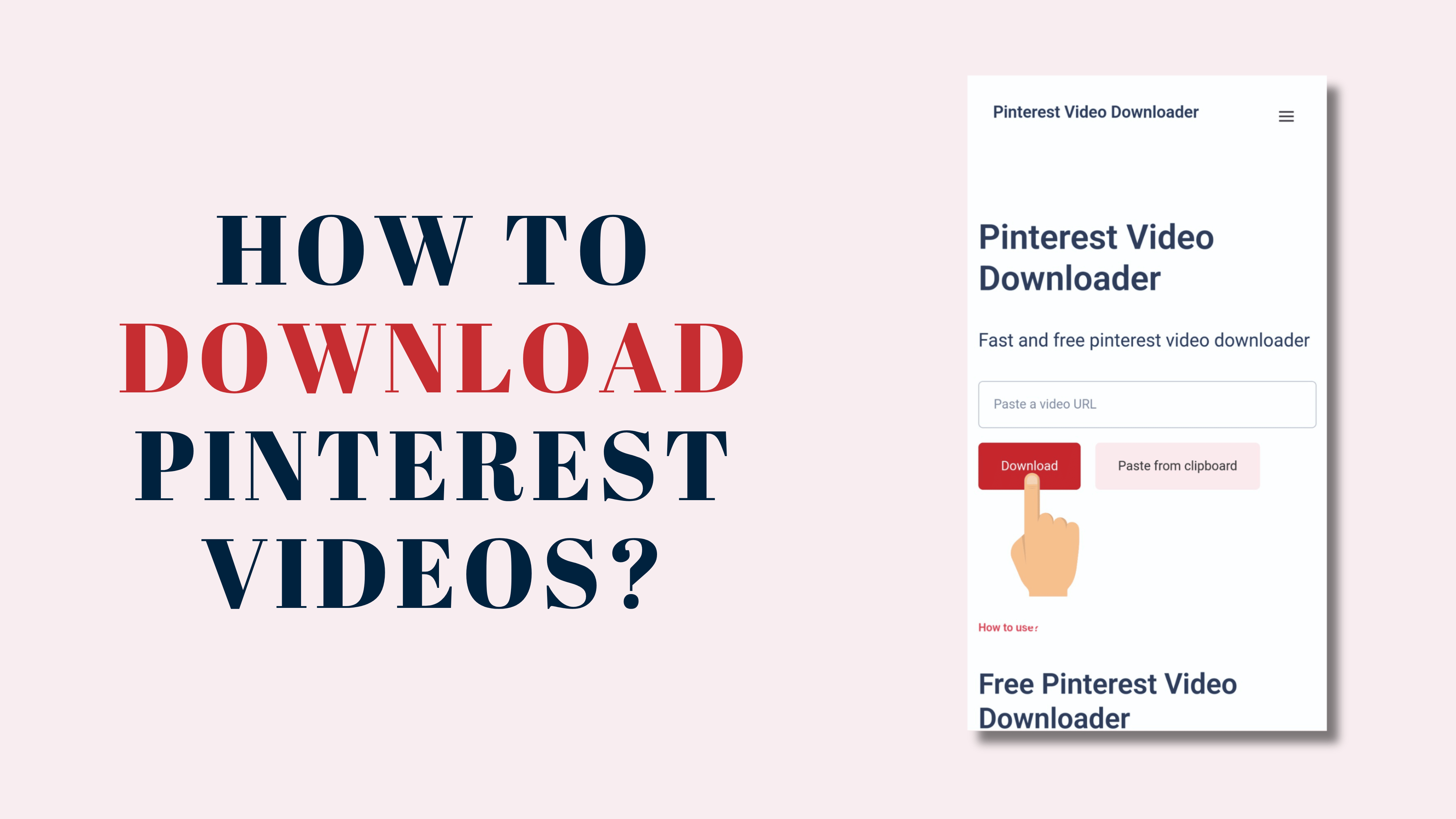 Download Pinterest Video